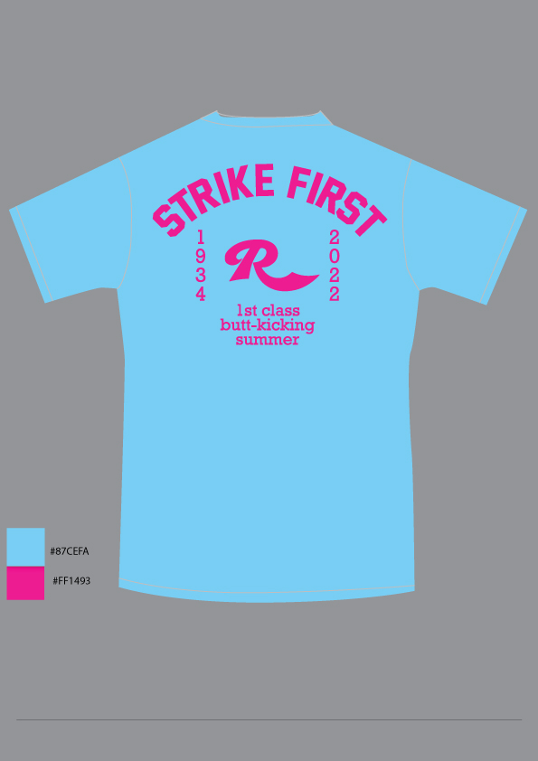 Artistと大学スポーツ③ 夏合宿 Pink Rushers Summer Tee2022 2 1